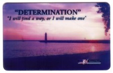 'Determination' 'I Volontà Trovare Un Way, O I Fare Uno' Esemplare Telefono Card comprar usado  Enviando para Brazil