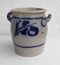 Steinguttopf grau blau gebraucht kaufen  Gernsbach