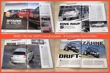 BMW 130i mit 265PS Literaturpaket - 8 komplette Zeitschriften, usado comprar usado  Enviando para Brazil