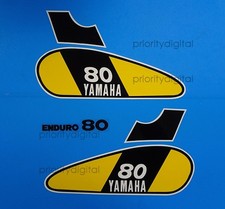 Yamaha 80b decals for sale  New Rochelle