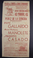 Vintage 1942 bullfighting for sale  La Crosse