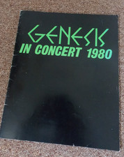 Genesis concert programme for sale  ABERGELE