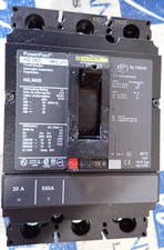 Disjuntor Square D HDL36020 20 Amp 600 VAC 3 polos PowerPact H - TESTADO comprar usado  Enviando para Brazil