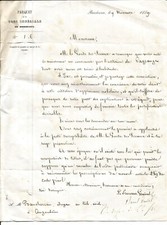 Bordeaux 1859.2 lettres.parque d'occasion  Villenave-d'Ornon