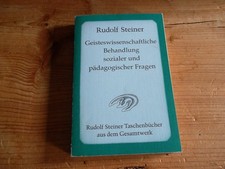 Rudolf steiner geisteswissensc gebraucht kaufen  Wangen im Allgäu