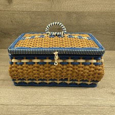 Vintage white blue for sale  NORWICH