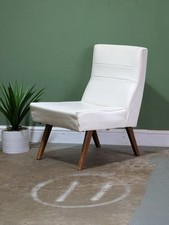 Vintage cream leather for sale  FAKENHAM