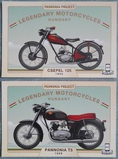 Cartoline moto pannonia usato  Oristano
