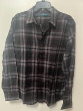 Flanela masculina xadrez escovada macia manga comprida Perry Ellis (MÉDIA), usado comprar usado Flanela masculina xadrez escovada macia manga comprida Perry Ellis (MÉDIA), usado comprar usado  Enviando para Brazil