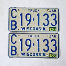 1982 wisconsin license for sale  North Stonington