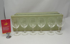 Vintage crystal etched for sale  STEVENAGE