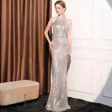 Vestido de noite de lantejoulas feminino elegante miçangas vestido de festa de casamento gala vestido de formatura comprar usado  Enviando para Brazil