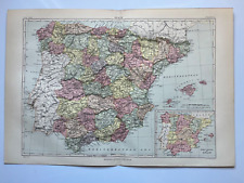 C1898 antique maps for sale  HORNCASTLE