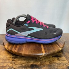 Tênis de corrida Brooks feminino tamanho 11 preto rosa fantasma 15 almofadas tênis de estrada, usado comprar usado  Enviando para Brazil