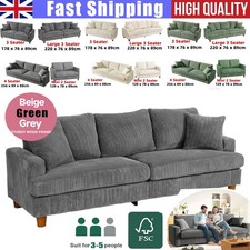 Seater corduroy sofa for sale Seater corduroy sofa for sale  CANNOCK