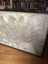 Large framed map for sale  Bellevue