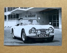 Fotografia de imprensa de carro policial Triumph TR4 comprar usado  Enviando para Brazil