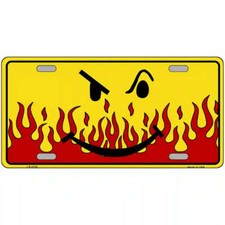 Smiley flames metal for sale  Washington