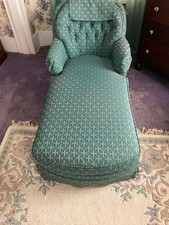 Green upholstered chaise d'occasion  Expédié en Belgium