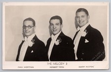 Cartão postal The Melody 3 variedades trio Wortman Tiffin Huston music hall comprar usado  Enviando para Brazil