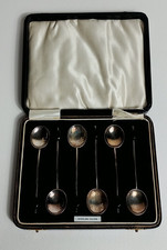 silver coffee bean spoons for sale silver coffee bean spoons for sale  FARNHAM