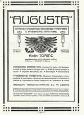 Pubblicita 1912 augusta usato  Biella