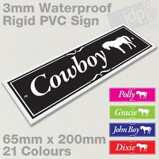 Personalised pony door for sale  GRANTHAM