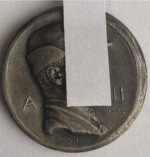 Medaglia argentata mvsn usato  Valenza