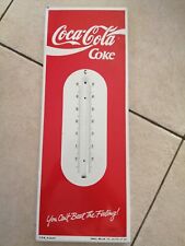Thermomètre émaillé coca d'occasion  Condé-sur-l'Escaut
