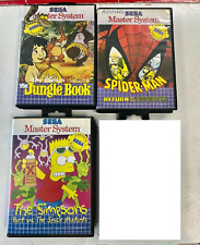LOTE (Aranha, Selva, Barba) Sega Master System Tec Toy Roxo Português comprar usado  Enviando para Brazil