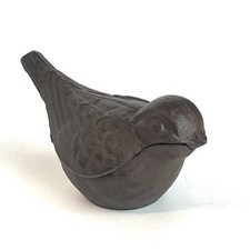 Porta-chaves de ferro fundido para pássaros mesa de pátio jardim quintal decoração ao ar livre rústica comprar usado  Enviando para Brazil