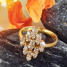 Bague vermeil plaqué d'occasion  Le Luc