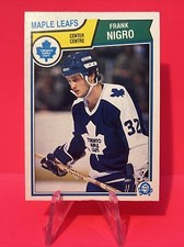 1983-84 O-Pee-Chee Frank Nigro Rookie Card #337 Toronto Maple Leaf Card RC comprar usado  Enviando para Brazil
