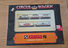 ARNOLD ESCALA N 0152 CIRCO VAGÓN 5 CARROS VAGÓN SET 25 ANIVERSARIO NUEVO EN PAQUETE segunda mano  Embacar hacia Mexico