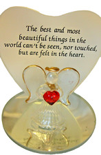 Glass angel heart for sale  Lebanon