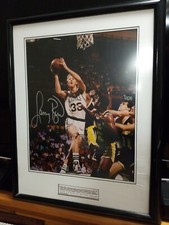 FOTO DE AÇÃO AUTOGRAFADA 16 X 20 LARRY BIRD emoldurada UDA UDU23436 14/500 comprar usado  Enviando para Brazil