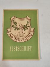 Heft festschrift cranzahl gebraucht kaufen  Grünhainichen