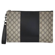 Bolsa de mão Gucci GG Supreme segunda bolsa 495017 lona couro marrom comprar usado  Enviando para Brazil