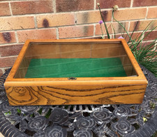 Wooden display case for sale  LIVERSEDGE