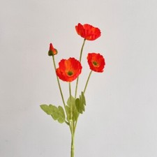Heads artificial poppy for sale  MANCHESTER