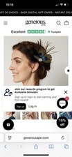 Peacock feather fascinator for sale  TOTNES