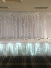 Starlight backdrop white for sale  GATESHEAD