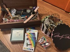 Lote de joyeros vintage de finca y subasta. Relojes, pendientes, broches y más segunda mano  Embacar hacia Mexico