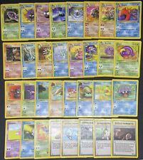 POKÉMON SET FOSSIL UNLIMITED COMUNI E NON COMUNI COMPLETO ITA PR/DMG comprar usado  Enviando para Brazil