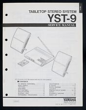 Original YAMAHA YST-9 Tabletop Stereo System Service-Manual/Diagram/Parts o137 comprar usado  Enviando para Brazil