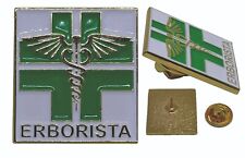 Spilla smaltata erborista usato  Salo