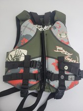 Colete salva-vidas infantil Body Glove 30-50 lb esqui wakeboard verde oliva cinza (2), usado comprar usado  Enviando para Brazil