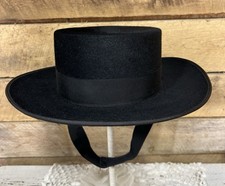 Vtg black felt for sale  Sullivan