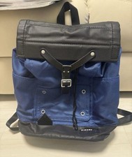 Usado, Mochila masculina Diesel malha azul couro sintético rolo top casual prática elegante comprar usado  Enviando para Brazil