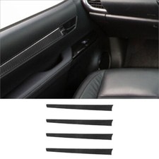 4 peças acabamento de tampa de painel de porta interior de fibra de carbono para Toyota Hilux 2015-2021 comprar usado  Enviando para Brazil